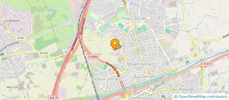 localisation de l'entreprise MADAME LUCILLE KRETZ  PERPIGNAN