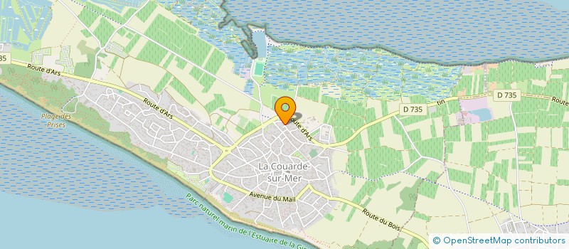 localisation de l'entreprise MADAME LUCILLE LABRACHERIE  LA COUARDE-SUR-MER