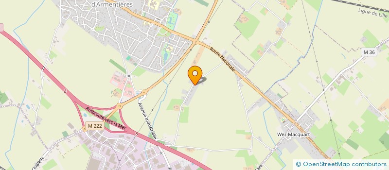 localisation de l'entreprise MADAME LUCILLE LORENTZ à LA CHAPELLE-D'ARMENTIERES
