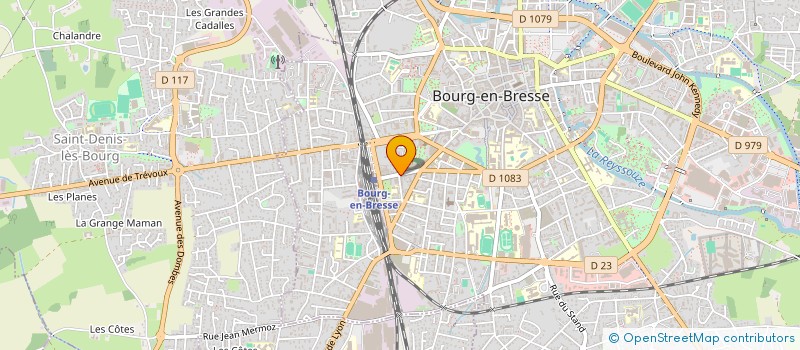 localisation de l'entreprise MADAME LUCILLE MARTIN  BOURG-EN-BRESSE