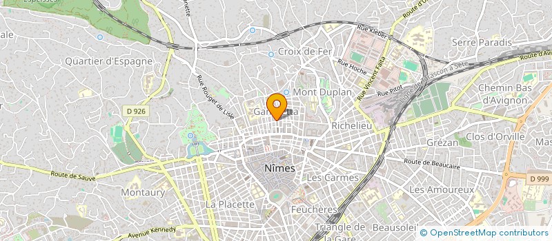 localisation de l'entreprise MADAME LUCILLE MARTIN  NIMES