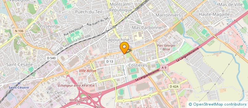 localisation de l'entreprise MADAME LUCILLE MAYO  NIMES