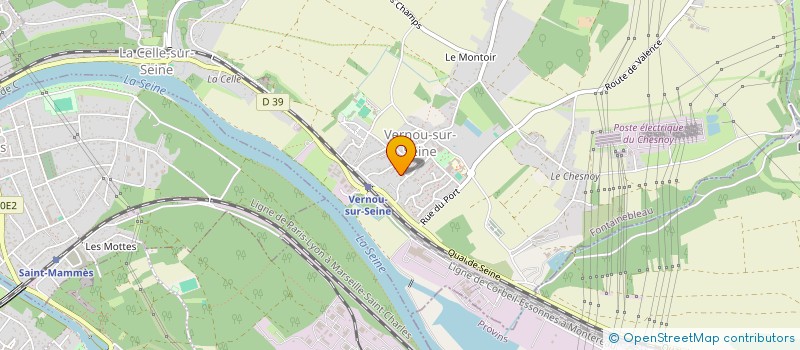 localisation de l'entreprise MADAME LUCILLE MERIGOUX  VERNOU-LA-CELLE-SUR-SEINE