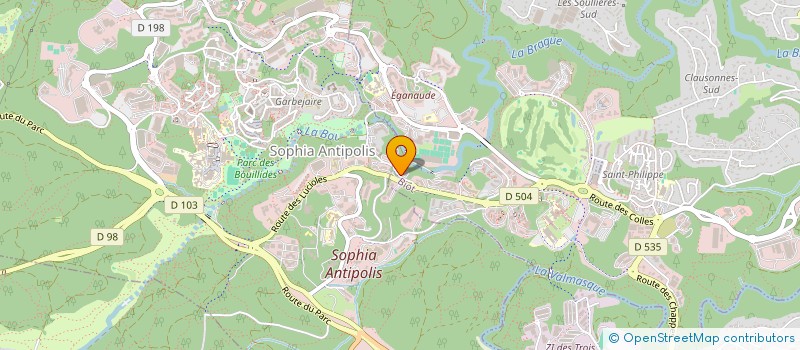 localisation de l'entreprise MADAME LUCILLE MICHEL  BIOT