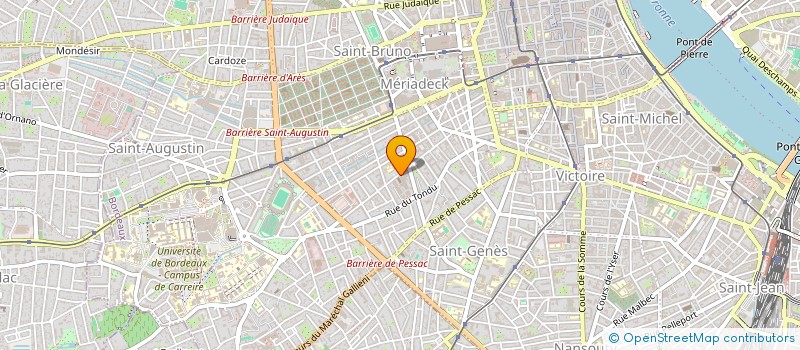 localisation de l'entreprise MADAME LUCILLE MONIER  BORDEAUX