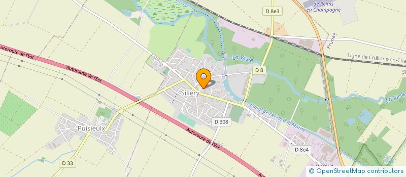 localisation de l'entreprise MADAME LUCILLE MOUSSY  COURCY