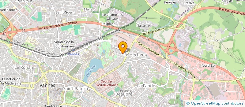localisation de l'entreprise MADAME LUCILLE NEBULE à VANNES