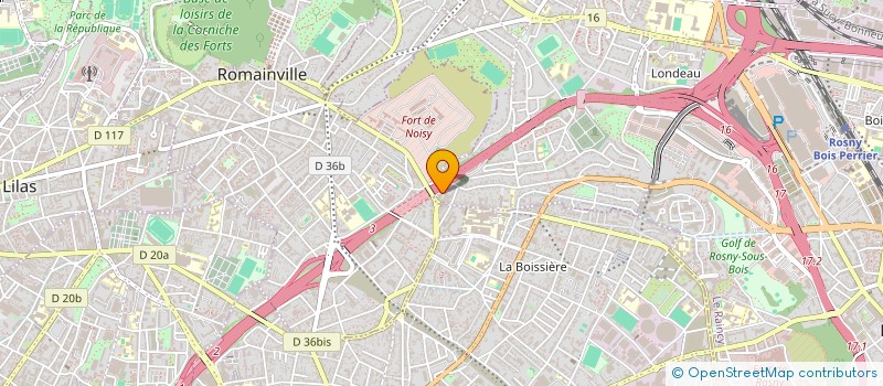 localisation de l'entreprise MADAME LUCILLE PASQUIER à NOISY-LE-SEC