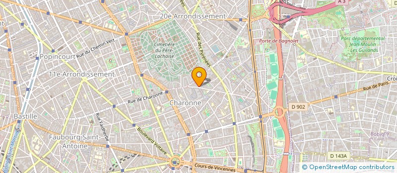 localisation de l'entreprise MADAME LUCILLE PATEAU  MONTREUIL