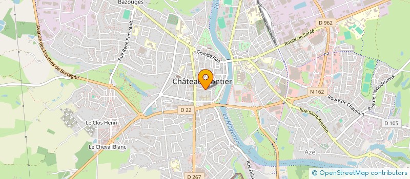 localisation de l'entreprise MADAME LUCILLE PREL à CHATEAU-GONTIER-SUR-MAYENNE