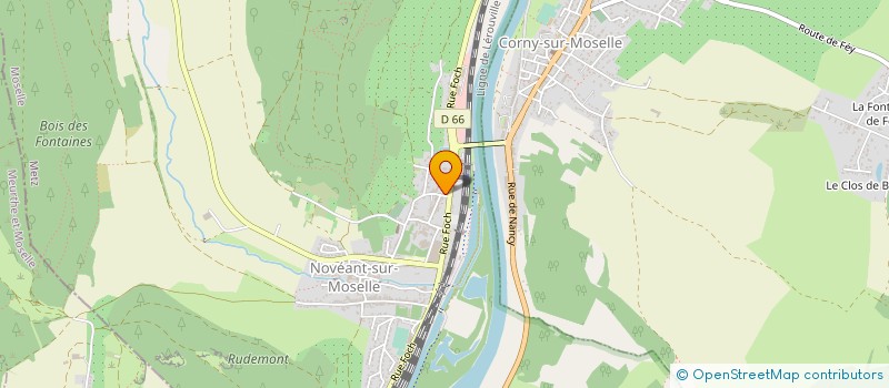 localisation de l'entreprise MADAME LUCILLE RIEDINGER  NOVEANT-SUR-MOSELLE