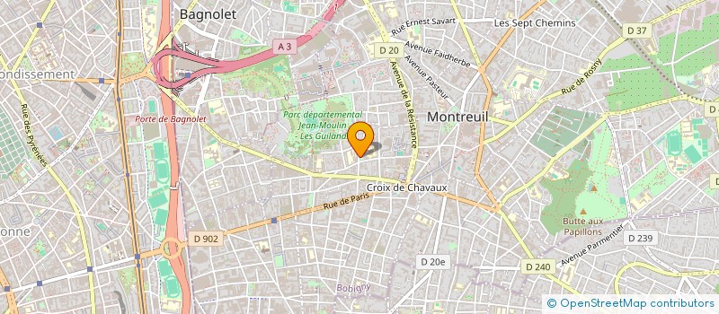 localisation de l'entreprise MADAME LUCILLE ROYAN à MONTREUIL
