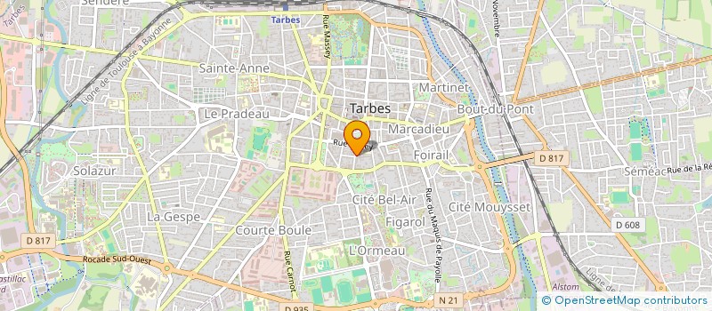 localisation de l'entreprise MADAME LUCILLE SOLER  TARBES