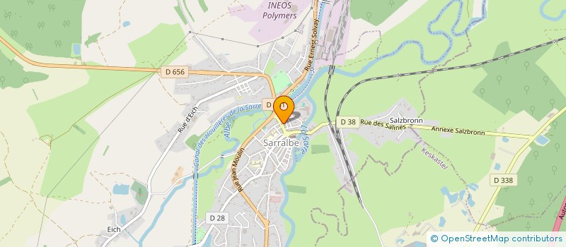 localisation de l'entreprise MADAME LUCILLE STROH à SARRALBE