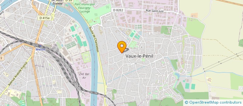 localisation de l'entreprise MADAME LUCILLE TOURNIEUX  VAUX-LE-PENIL