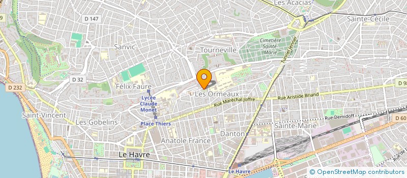 localisation de l'entreprise MADAME LUCILLE VILA NOVA à LE HAVRE