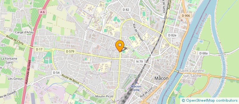 localisation de l'entreprise MADAME LUCILLE ZONGARO  MACON