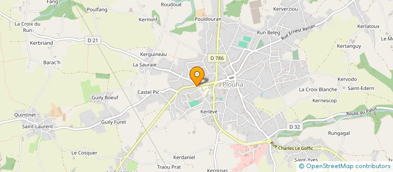 localisation de l'entreprise MADAME LUCILLIANNE LE CORRE  PLOUHA