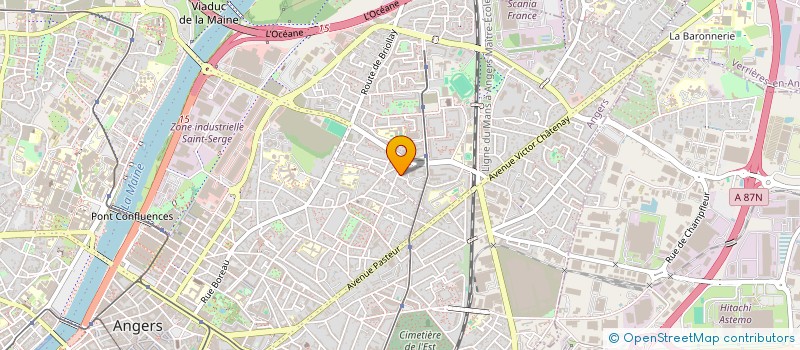 localisation de l'entreprise MADAME LUCINDA FOURMANN à ANGERS