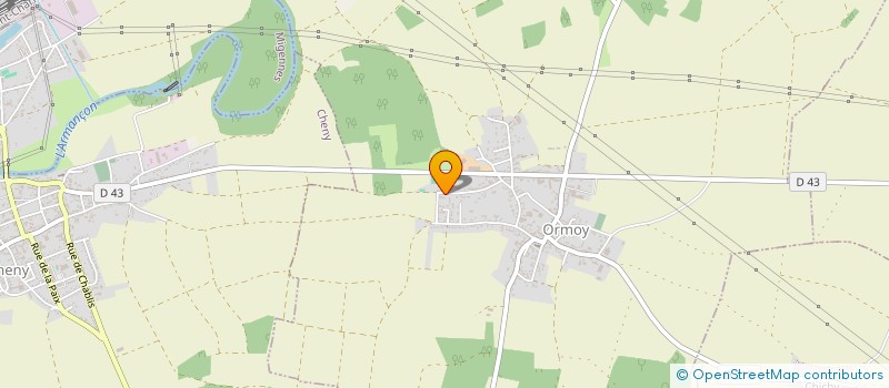 localisation de l'entreprise MADAME LUCINDA GRONDIN à ORMOY