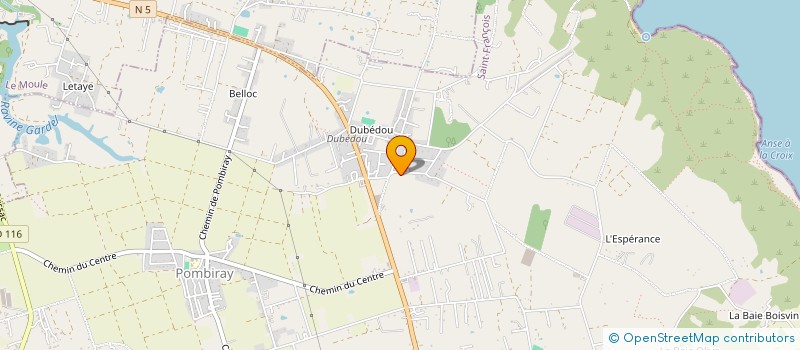 localisation de l'entreprise MADAME LUCINDA MAKOUKE  SAINT-FRANCOIS