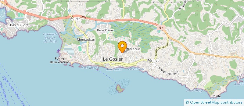localisation de l'entreprise MADAME LUCINDA MERCIER à LE GOSIER