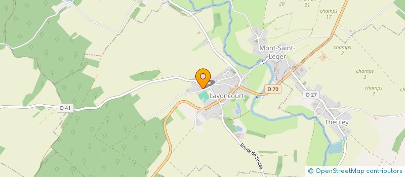 localisation de l'entreprise MADAME LUCINDA NICOLAS  LAVONCOURT