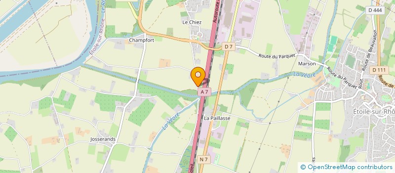 localisation de l'entreprise MADAME LUCINE BABEHIAN  ETOILE-SUR-RHONE