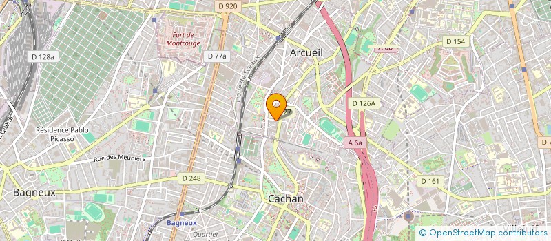 localisation de l'entreprise MADAME LUCINE SARKISSIAN  ARCUEIL