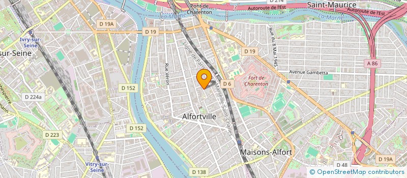 localisation de l'entreprise MADAME LUCINNE LE BUAN à ALFORTVILLE