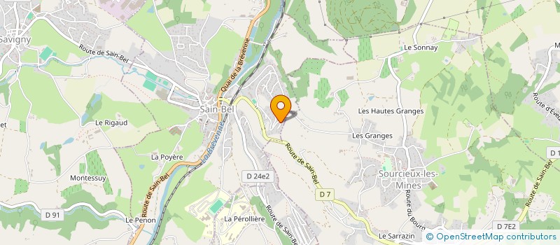 localisation de l'entreprise MADAME LUCIOLE GOUET à SAIN-BEL