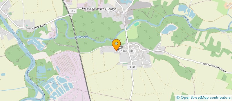 localisation de l'entreprise MADAME LUCRECE PIERRE  BEAUMONT