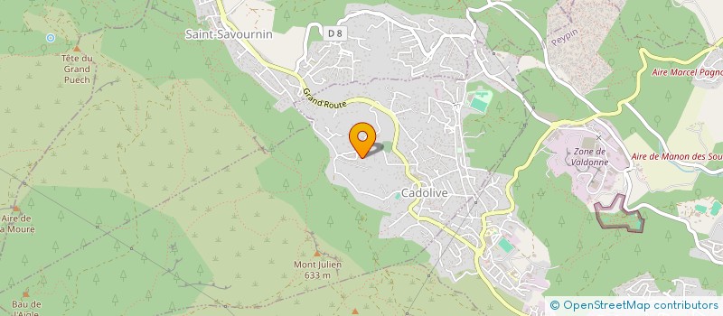 localisation de l'entreprise MADAME LUCRECE VASATURO  CADOLIVE