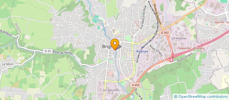 localisation de l'entreprise MADAME LUCREZIA GEMS  BRIGNAIS