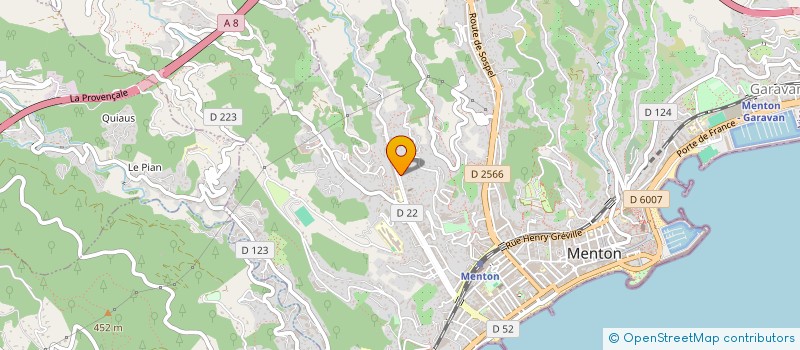 localisation de l'entreprise MADAME LUCREZIA SPINELLA à MENTON