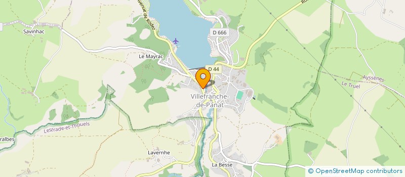localisation de l'entreprise MADAME LUCY ARGUEL  VILLEFRANCHE-DE-PANAT