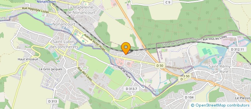 localisation de l'entreprise MADAME LUCY BARBAY  NONANCOURT