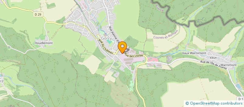 localisation de l'entreprise MADAME LUCY BORLOT  MONTLIOT-ET-COURCELLES