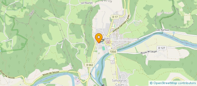 localisation de l'entreprise MADAME LUCY CANCE  CAJARC