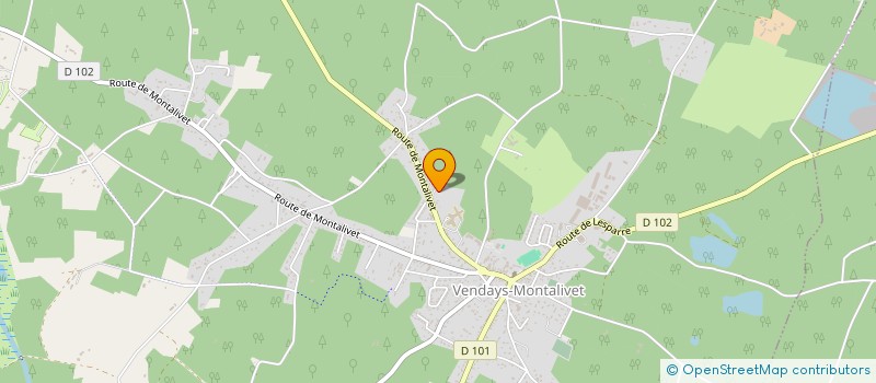 localisation de l'entreprise MADAME LUCY CARGILL à VENDAYS-MONTALIVET
