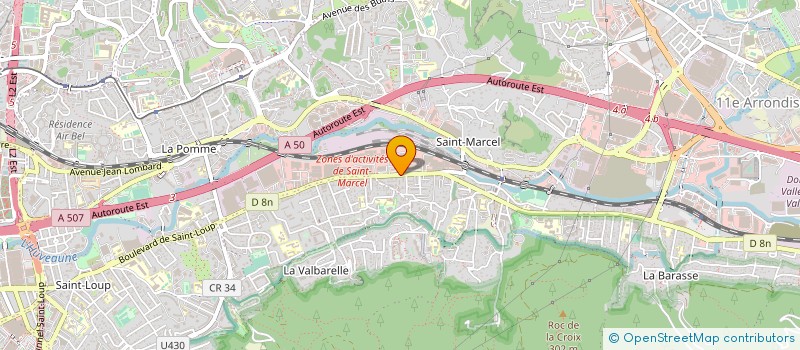 localisation de l'entreprise MADAME LUCY CASANADA  ROQUEVAIRE