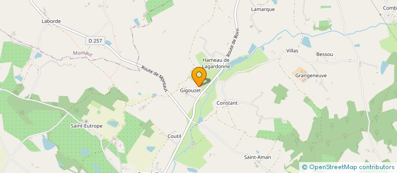 localisation de l'entreprise MADAME LUCY CHITTENDEN  SAINT-EUTROPE-DE-BORN