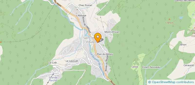 localisation de l'entreprise MADAME LUCY CONSTABLE  SAINT JEAN D'AULPS