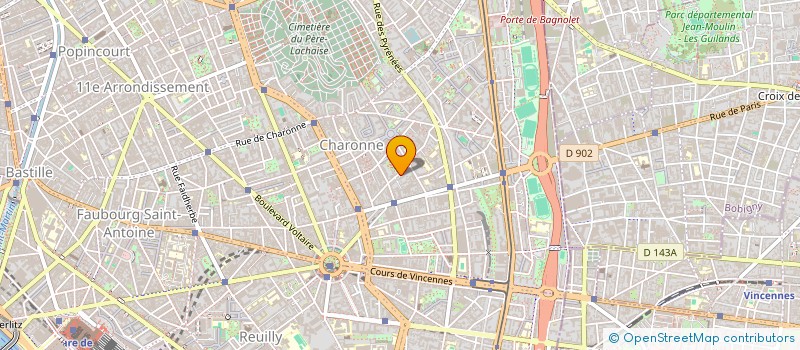 localisation de l'entreprise MADAME LUCY CULLINGWORTH  PARIS