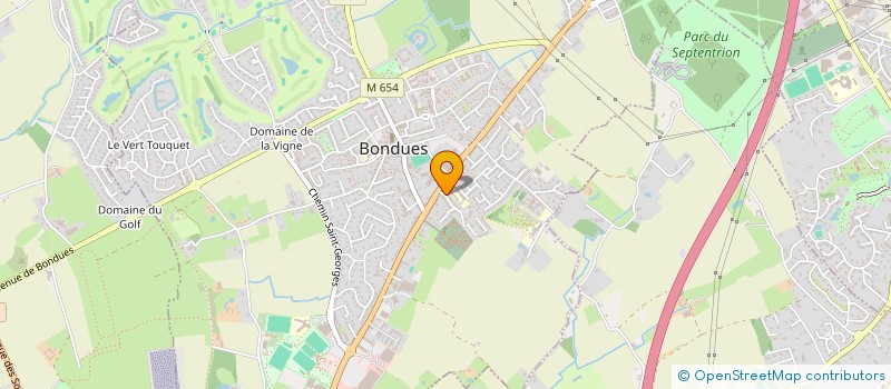 localisation de l'entreprise MADAME LUCY DESCAMPS  BONDUES