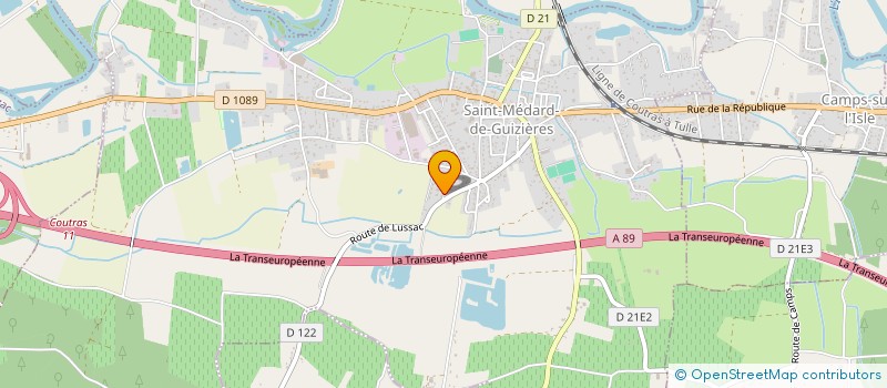 localisation de l'entreprise MADAME LUCY FONTANAC  SAINT-MEDARD-DE-GUIZIERES