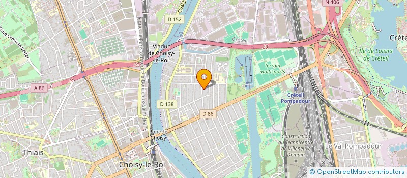 localisation de l'entreprise MADAME LUCY FUGIER  CHOISY-LE-ROI