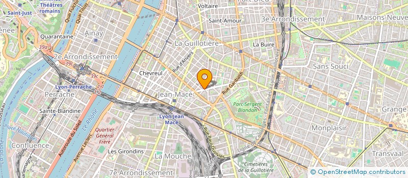 localisation de l'entreprise MADAME LUCY GENET  LYON 7EME