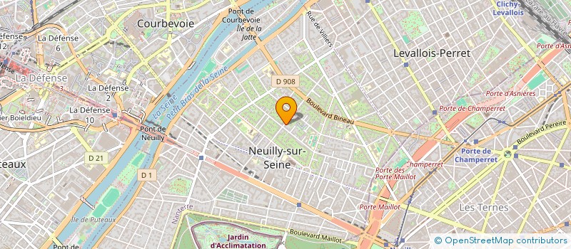 localisation de l'entreprise MADAME LUCY GOTTELAND  NEUILLY-SUR-SEINE
