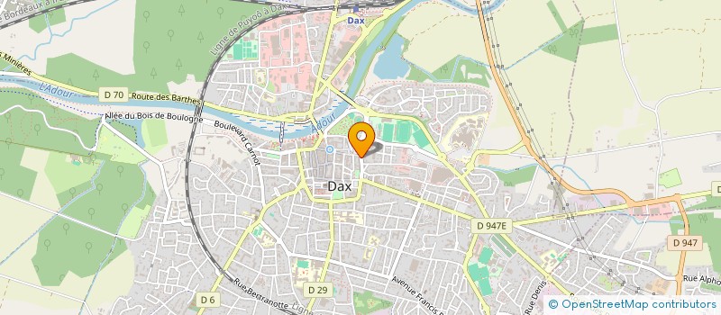 localisation de l'entreprise MADAME LUCY LEFEVRE  DAX